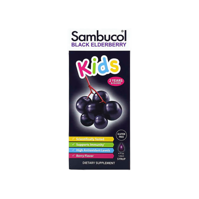 Sambucol Kids Black Elderberry Syrup 2 Years & Older Berry