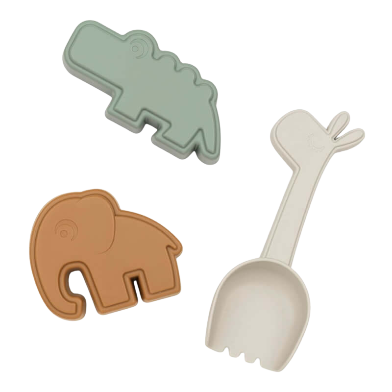 鹿牌沙灘玩具組 3 件組 - 鹿牌朋友 - 混色