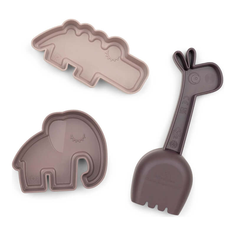 Done by Deer Sand Play Set 3 pcs - Deer Friends - Powder