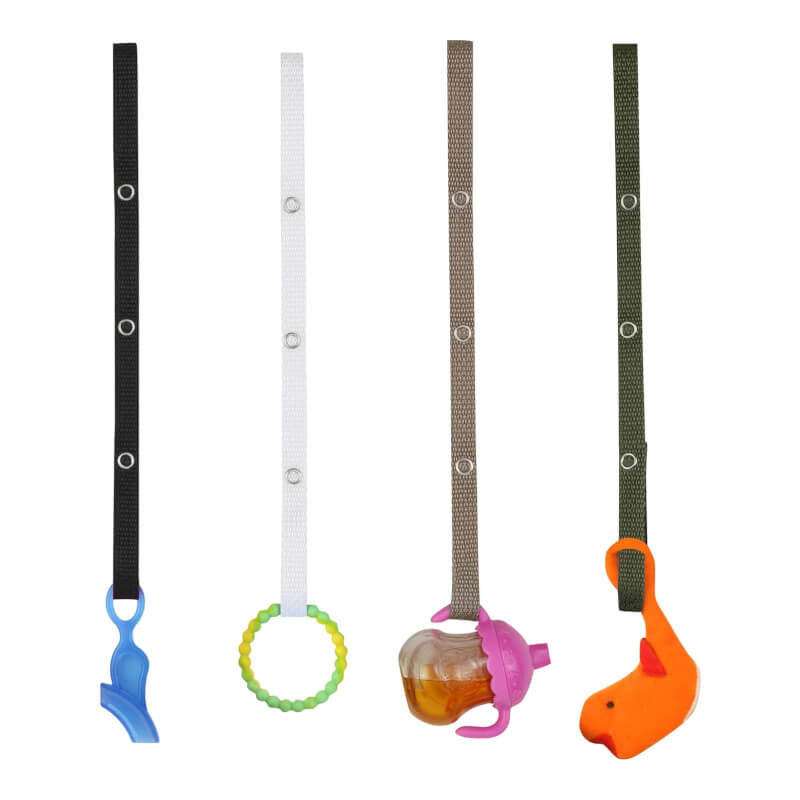 Baby Buddy Secure-A-Toy Black/White & Tan/Olive