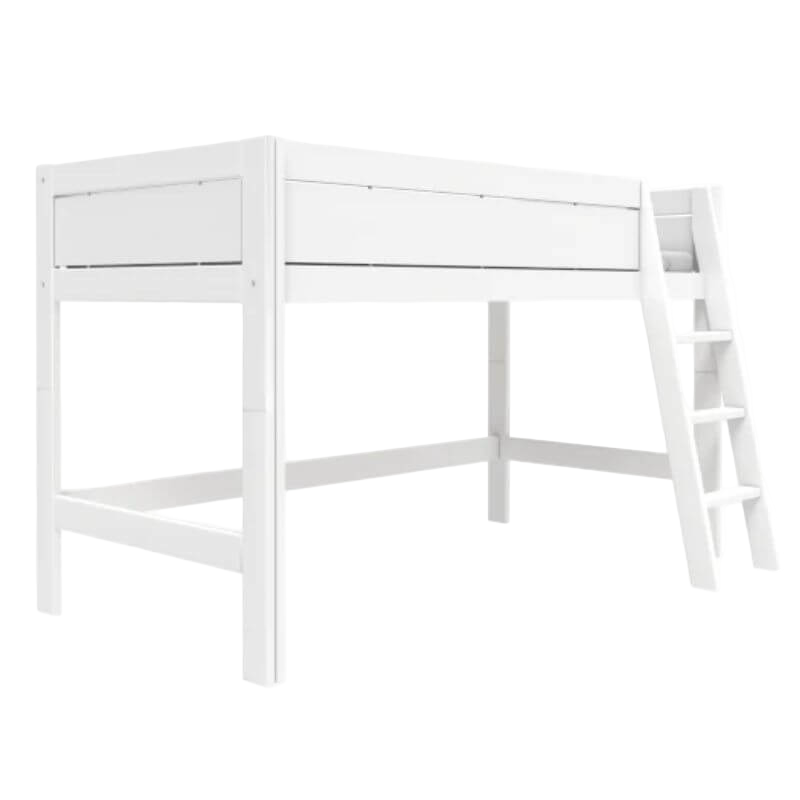 LIFETIME Kidsrooms Semi High Bed with Slanted Ladder 90x200cm