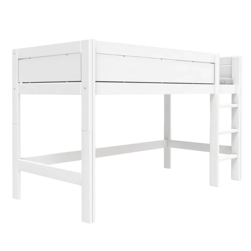 LIFETIME Kidsrooms Semi High Bed with Straight Ladder 90x200cm