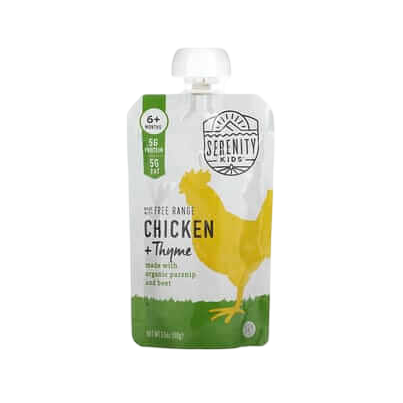 Serenity Kids Chicken with Thyme 6+ Months 3.5 oz (99 g)