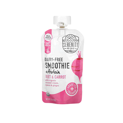 Serenity Kids Dairy-Free Smoothie + Protein All Ages 6+ Months Beet & Carrot 3.5 oz (99 g)