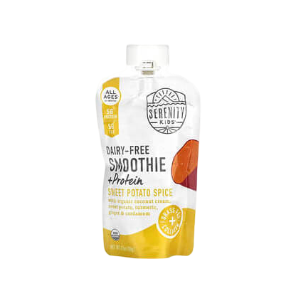 Serenity Kids Dairy-Free Smoothie + Protein All Ages 6+ Months Sweet Potato Spice 3.5 oz (99 g)
