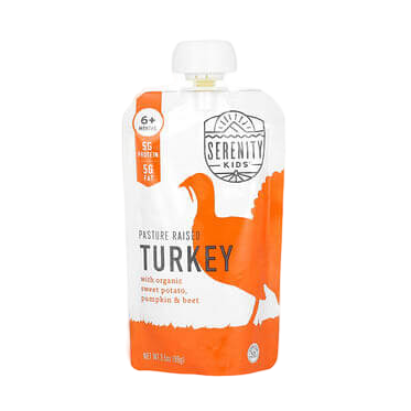Serenity Kids 火雞配有機紅薯、南瓜和甜菜根 6個月以上寶寶適用 3.5盎司(99克)