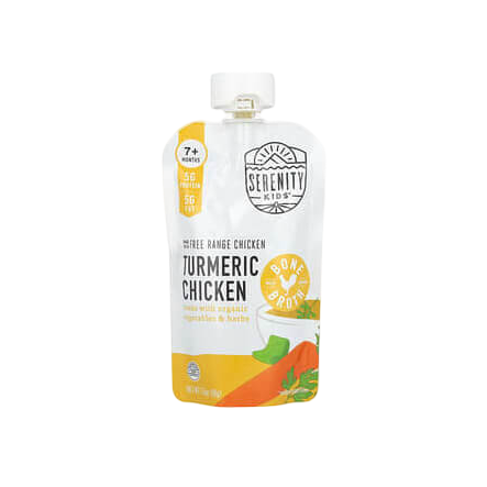 Serenity Kids Turmeric Chicken with Organic Vegetables & Herbs 7+ Months 3.5 oz (99 g)
