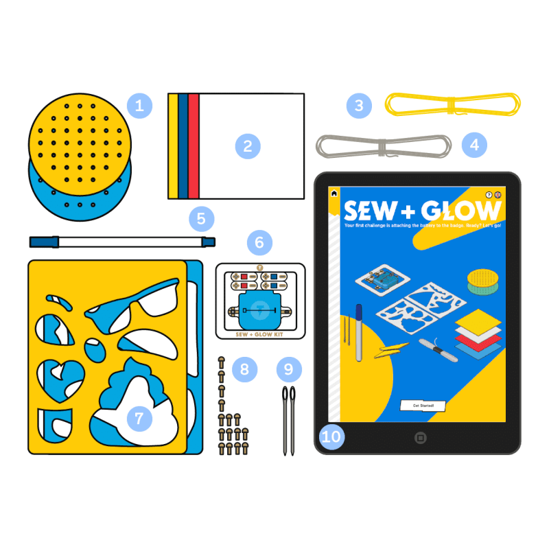 Tech Will Save Us Sew & Glow Kit (8 years+)