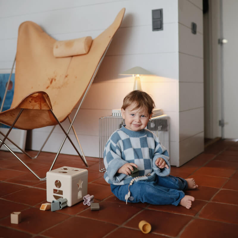 Mushie Shape Sorting Box