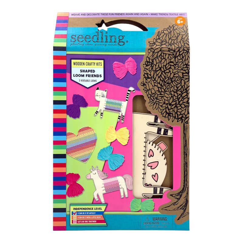 Seedling Shaped Loom Friends