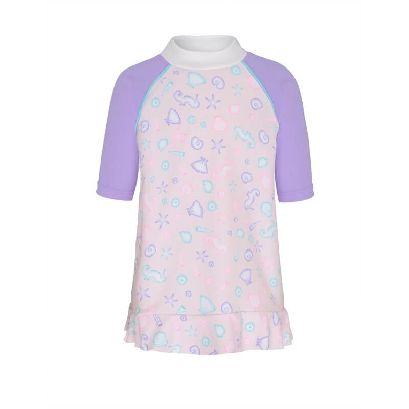 Platypus Sherbet Shore UPF50+ Sunshirt SS with Frill