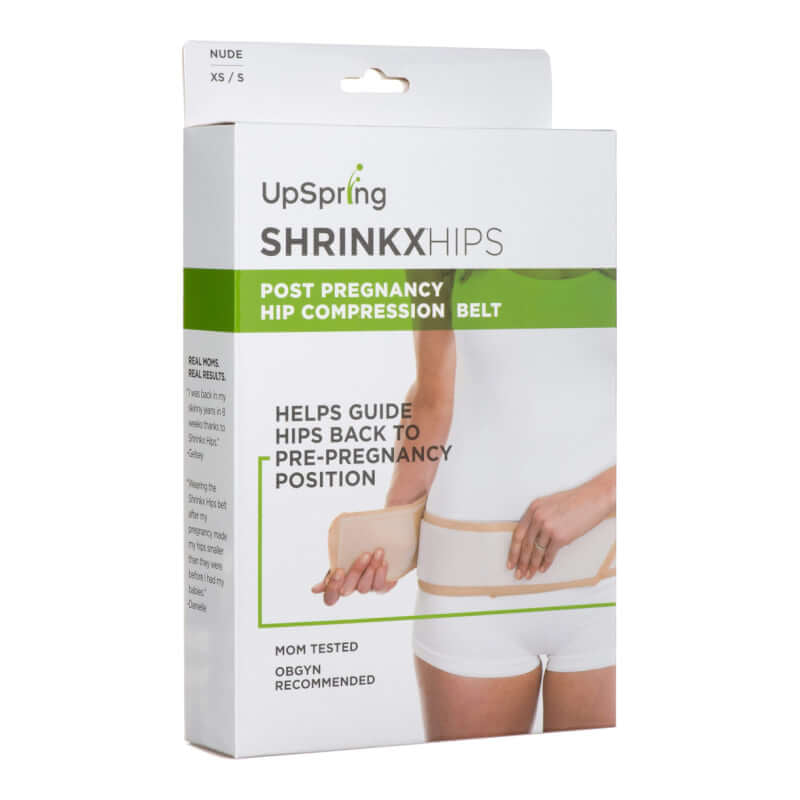 UpSpring Shrinkx Hips Post Pregnancy Hip Compression Belt - Black