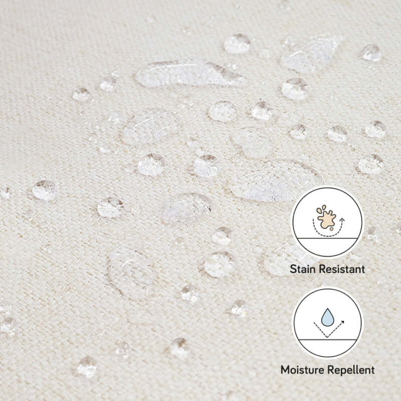 Babyletto Sigi Recliner & Glider - Performance Cream Eco-Weave with Light Wood Base