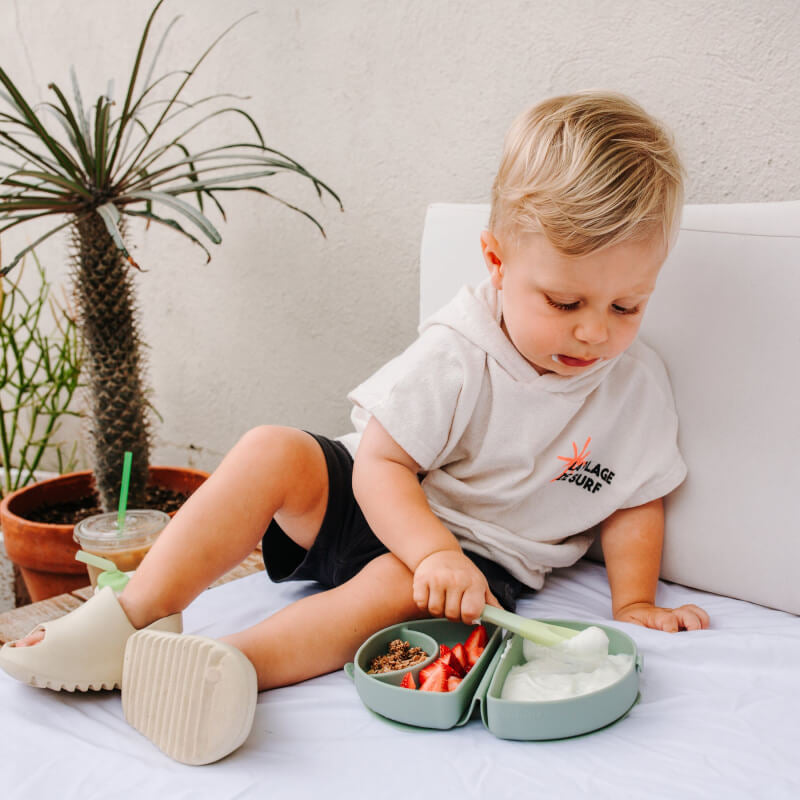 Miniware SiliFold Portable Plate and Scoop Set