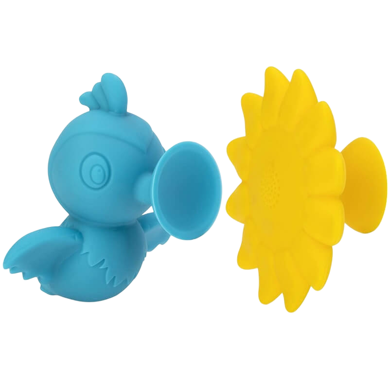Nuby Silly Suction Toys Hummingbird and Flower