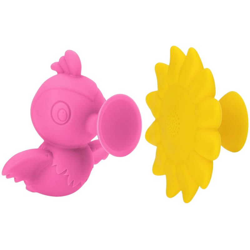 Nuby Silly Suction Toys Hummingbird and Flower