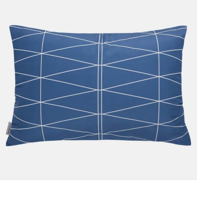 Jadaloo Anti-Dustmite Single Bed Duvet Set - Blue Diamonds