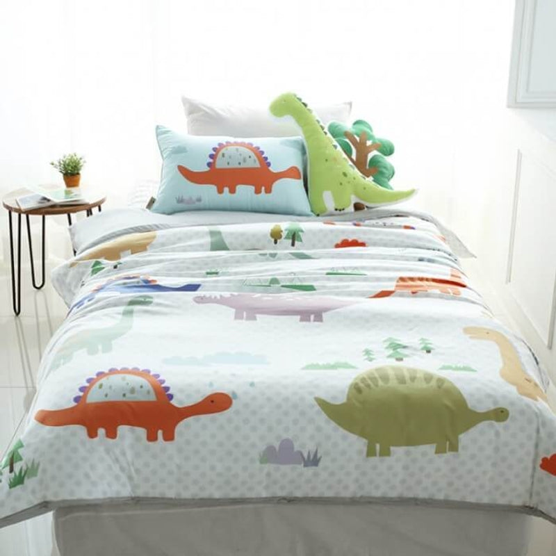 Jadaloo Anti-Dustmite Single Bed Duvet Set - Jurassic Park