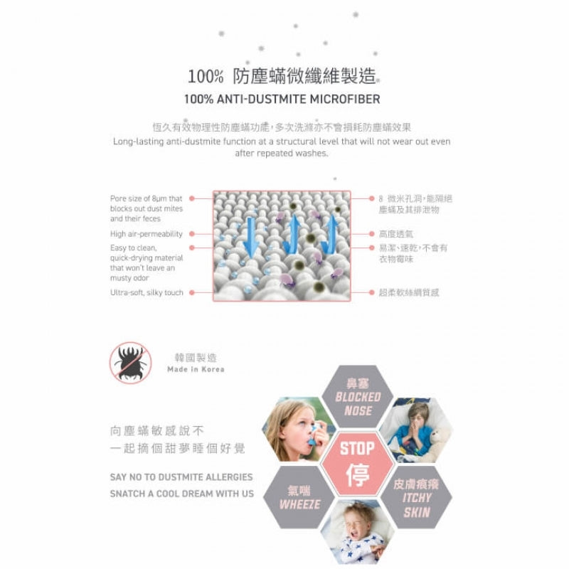 Jadaloo Anti-Dustmite Single Bed Duvet Set - Jurassic Park