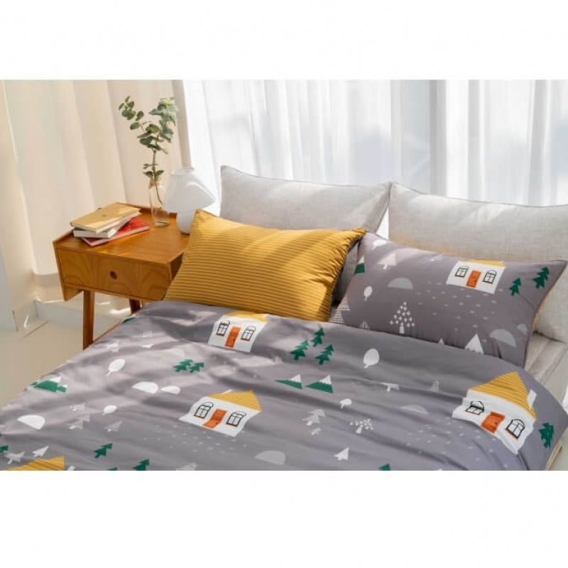 Jadaloo Anti-Dustmite Single Bed Duvet Set - Maison Gray