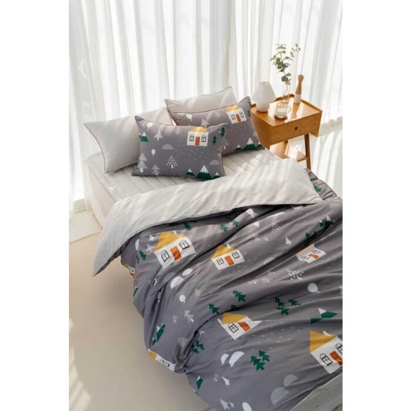 Jadaloo Anti-Dustmite Single Bed Duvet Set - Maison Gray