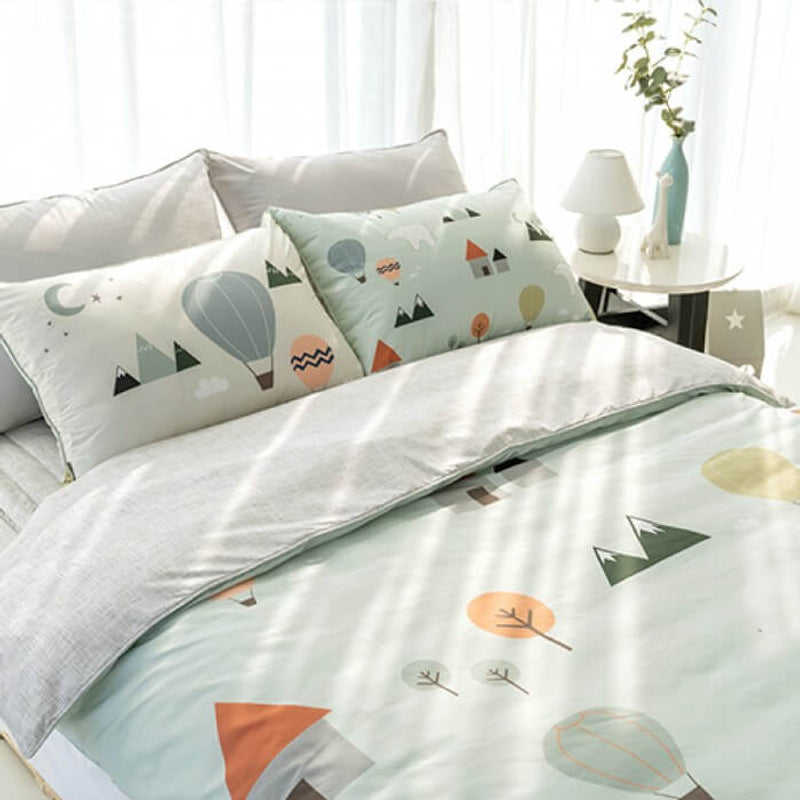Jadaloo Anti-Dustmite Single Bed Duvet Set without Padding - Polar Bears