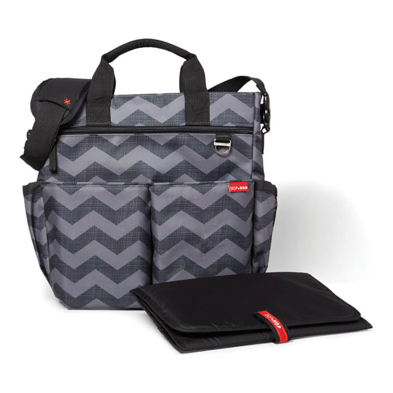 Skip Hop Duo Signature Diaper Bag - Tonal Chevron
