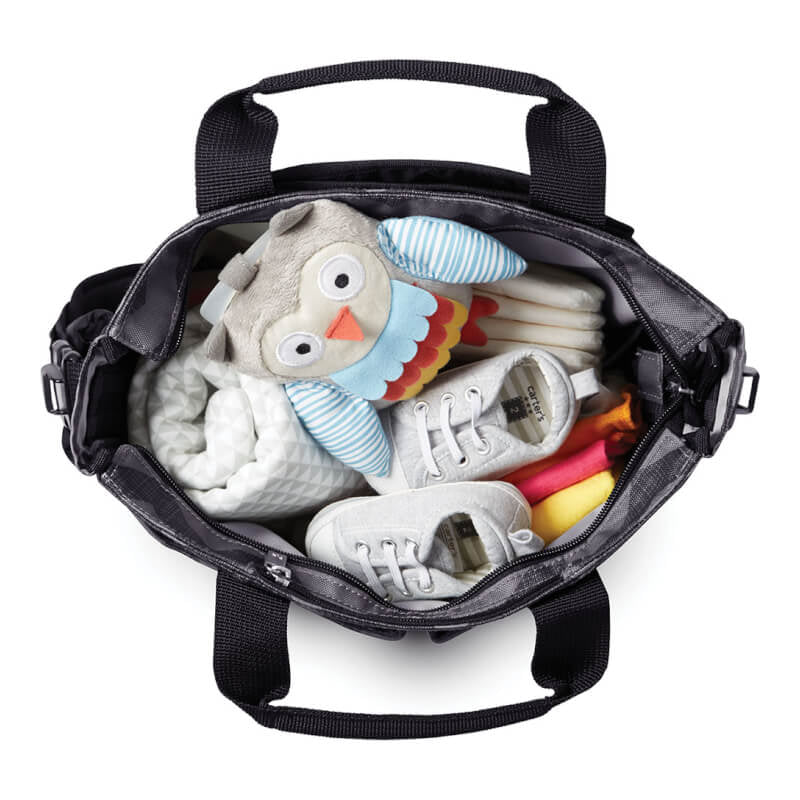 Skip Hop Duo Signature Diaper Bag - Tonal Chevron