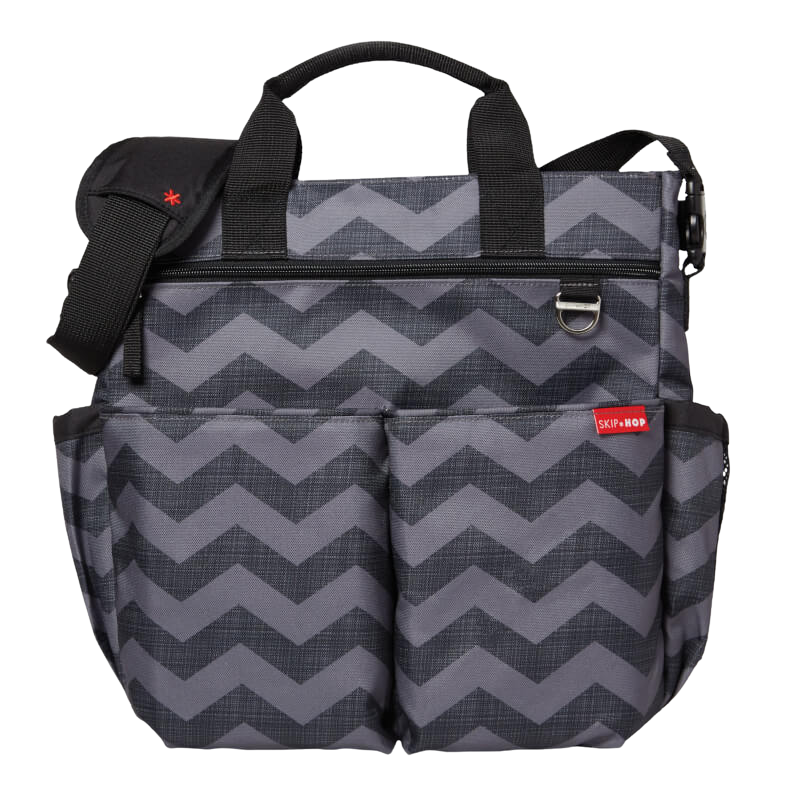 Skip Hop Duo Signature Diaper Bag - Tonal Chevron