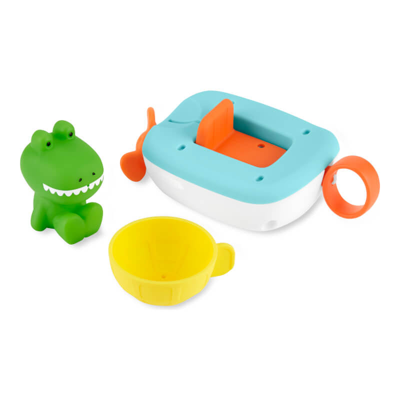Skip Hop Zoo 鱷魚船洗澡玩具