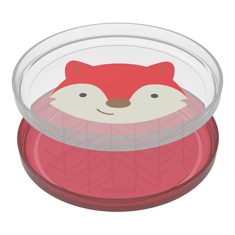 Skip Hop Zoo Smart Serve 防滑餐盤 - 2 個裝
