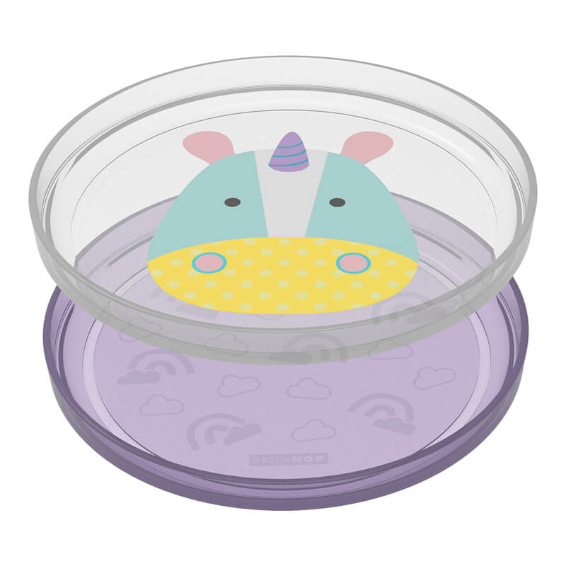 Skip Hop Zoo Smart Serve 防滑餐盤 - 2 個裝