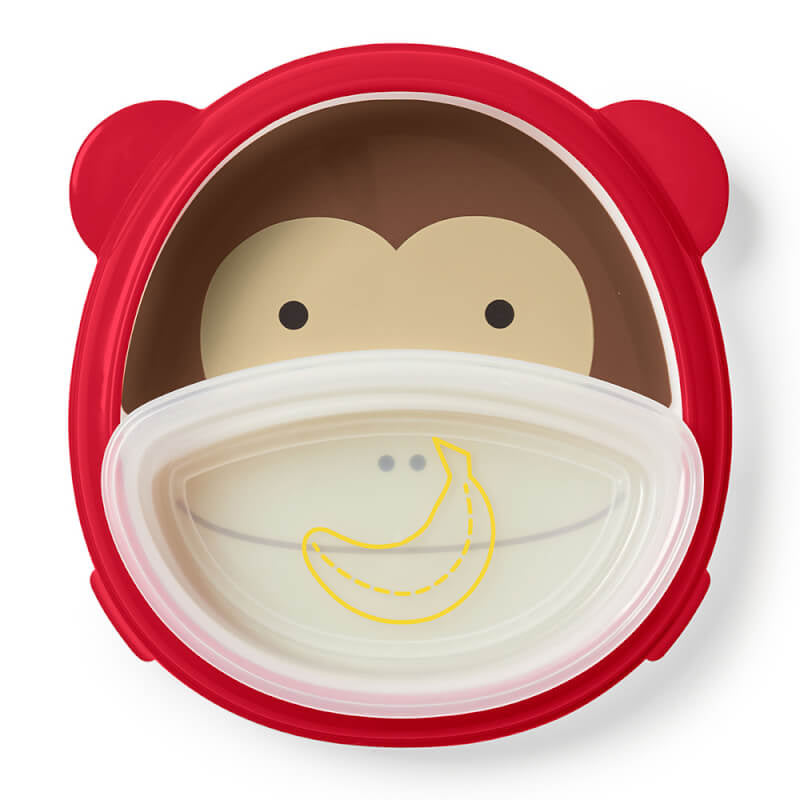 Skip Hop Zoo Smart Serve Plate & Bowl