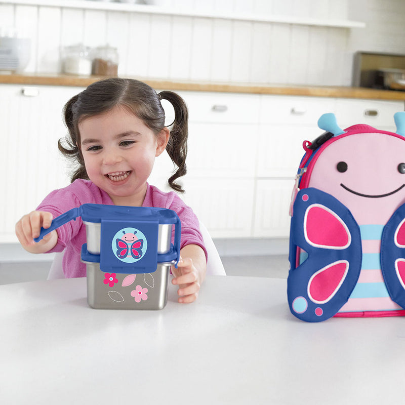 Skip Hop Zoo Stainless Steel Lunch Kit