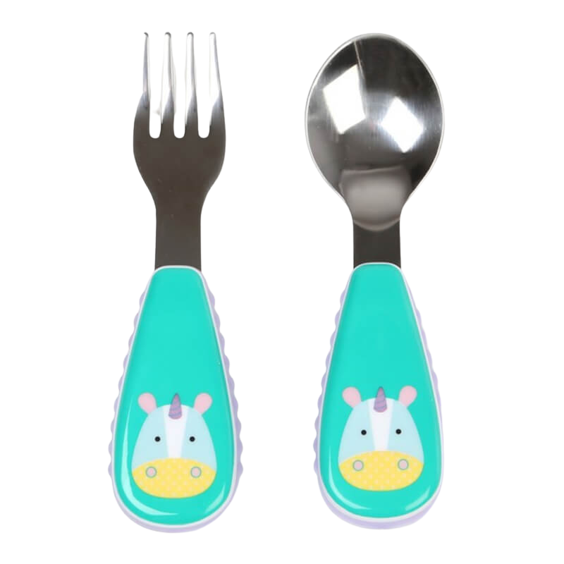 Skip Hop Zootensils Fork & Spoon - Unicorn