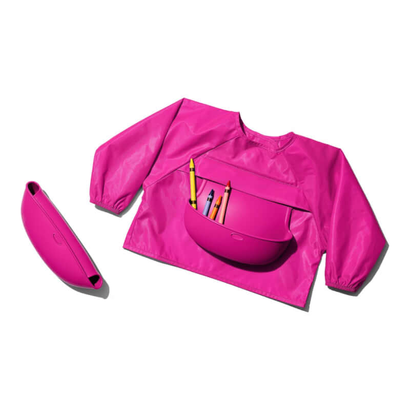 OXO 幼兒袖捲式圍兜