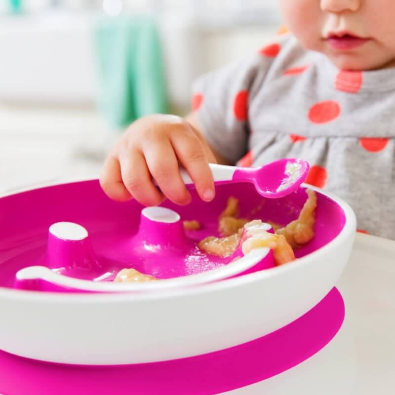 Munchkin Smile n Scoop Suction Plate & Training Spoon