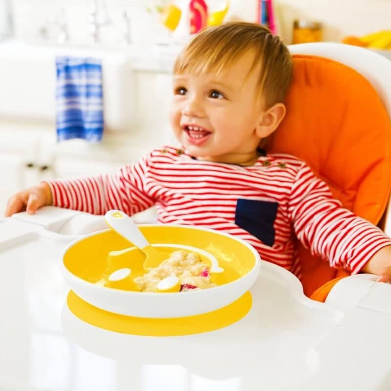 Munchkin Smile n Scoop Suction Plate & Training Spoon