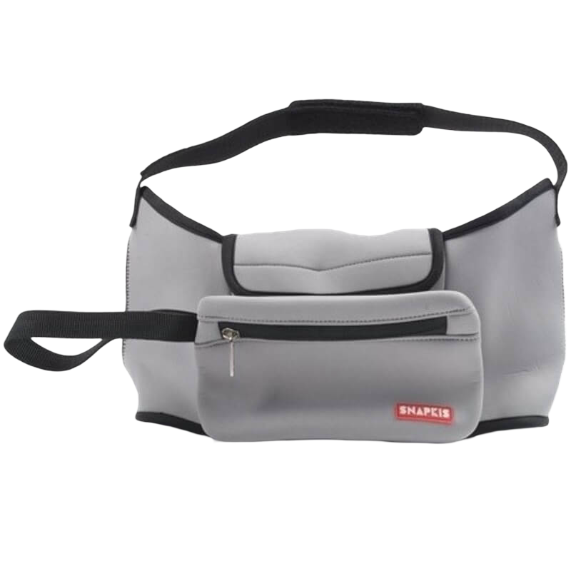 Snapkis 2-in-1 Stroller Organiser & Tote (Grey)