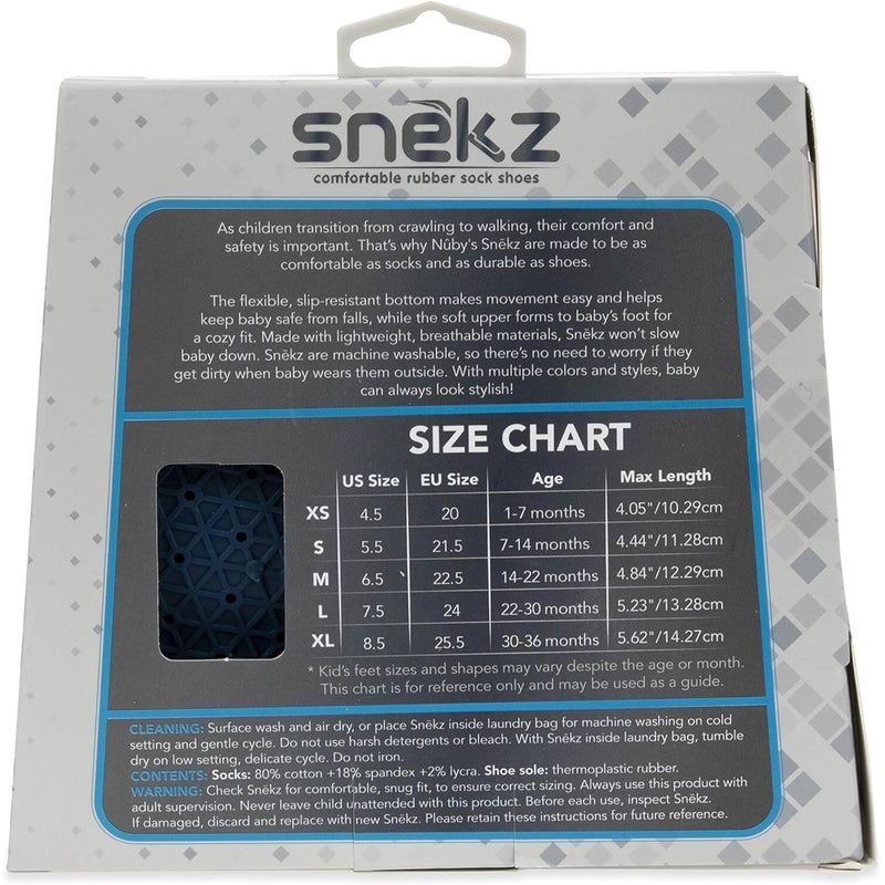 Nuby Snekz Sock & Shoe - Blue Sharks