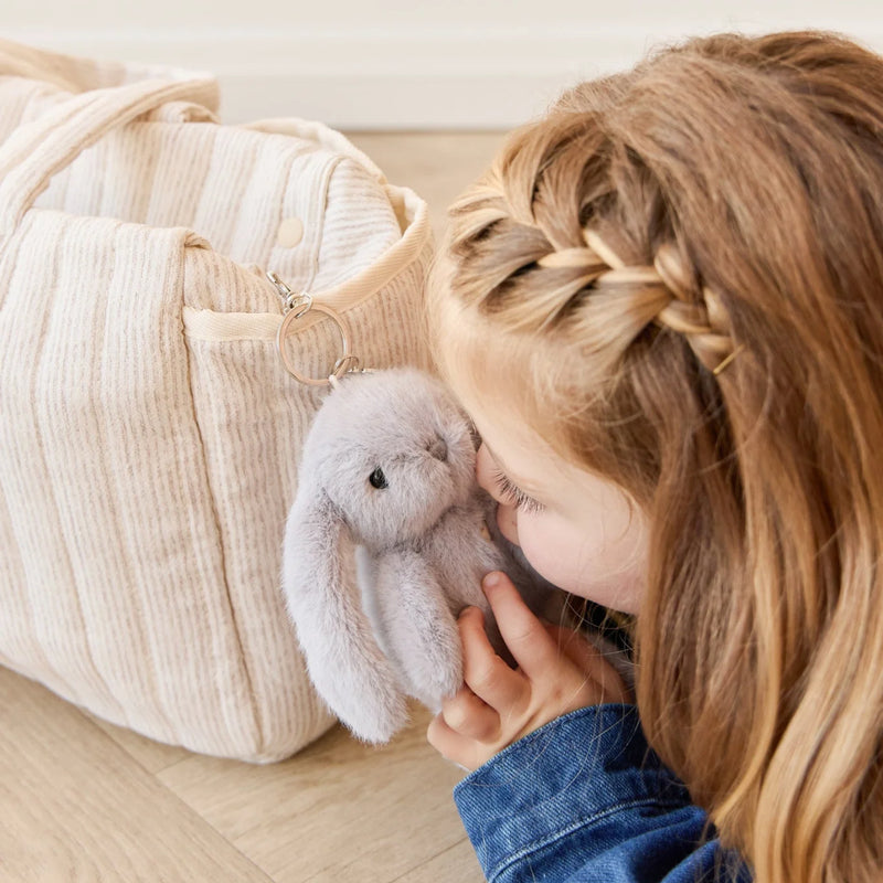 Snuggle Bunnies Penelope Keyring - Silver