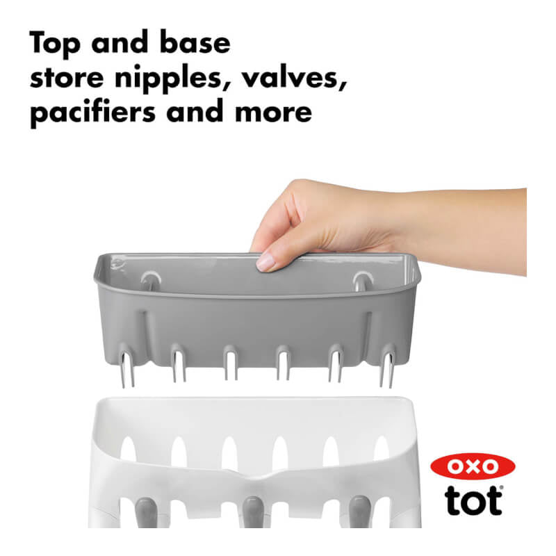 OXO Tot Space Saving Drying Rack - Gray