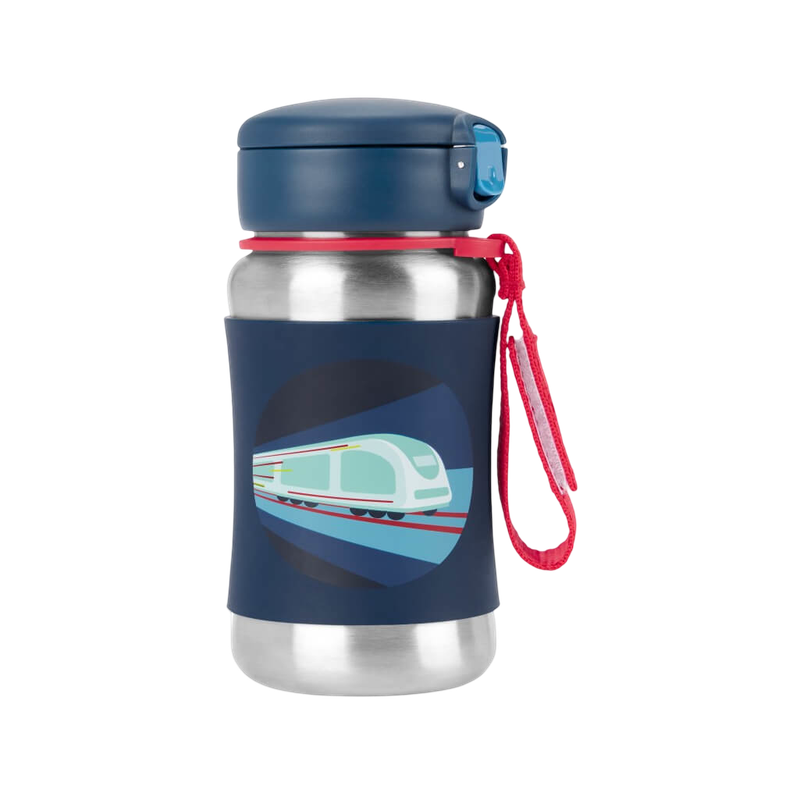 Skip Hop Spark Style Stainless Steel Straw Bottle 350ml