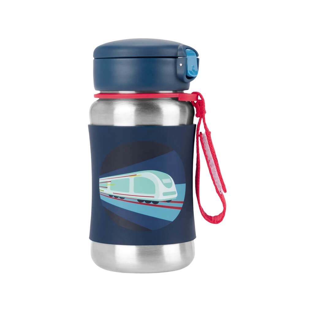 Skip Hop Spark Style Stainless Steel Straw Bottle 350ml