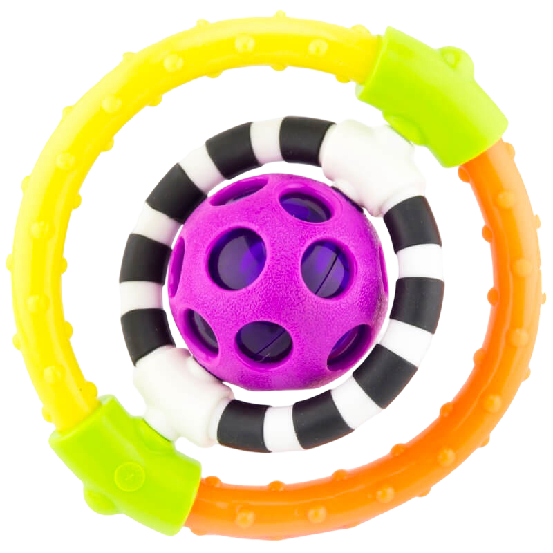 Sassy Baby Spin & Chew Flexible Ring Rattle