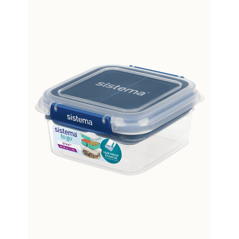 Sistema® Square Stax To Go Container