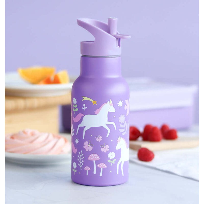 A Little Lovely Company Stainless Steel Drink Bottle - 350ml