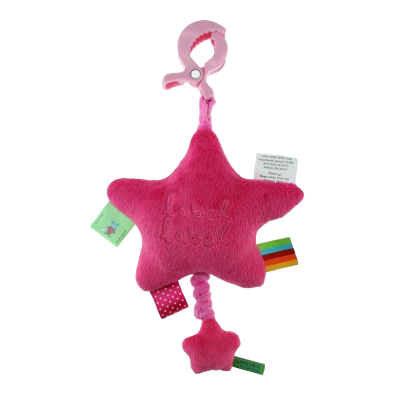 Label Label Stars Musical Pullstring - Pink / Fuchsia