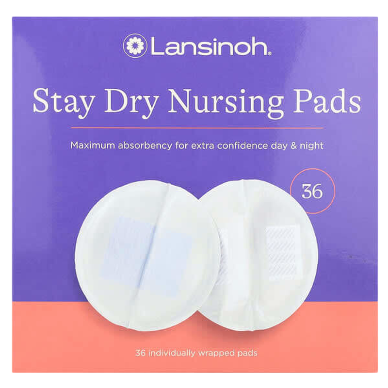 Lansinoh Stay Dry Nursing Pads 36s