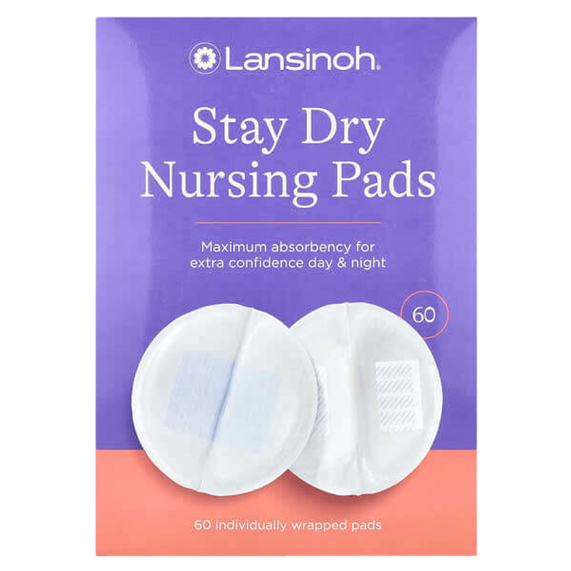 Lansinoh Stay Dry Nursing Pads 60s